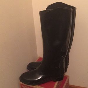 Women Black Rain Boots